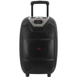 Aiwa KBTUS-500 Altavoz Portátil Bluetooth 5.2, 50W RMS con Micrófono Inalámbrico, Radio FM, Batería Recargable y Ruedas