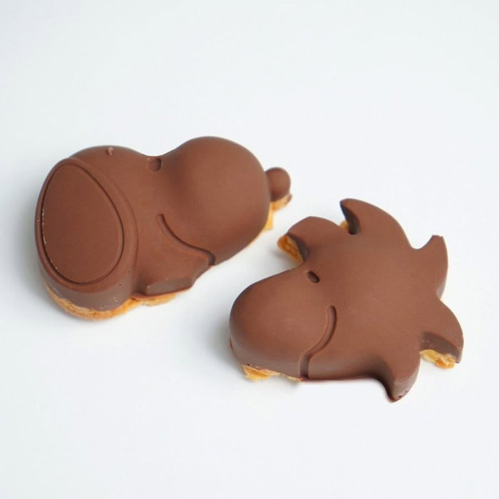 Geda Labels Molde para muffins de silicona Peanuts Snoopy & Woodstock gris