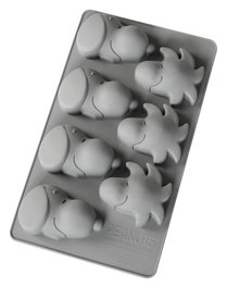Geda Labels Molde para muffins de silicona Peanuts Snoopy & Woodstock gris
