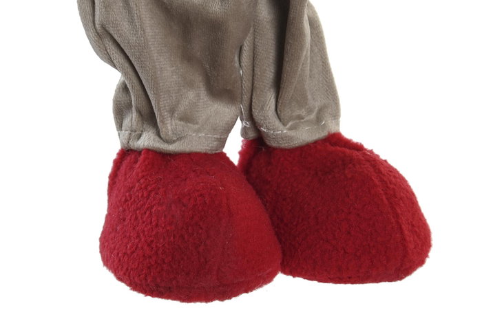 DKD Home Decor Figura Navidad Tradicional Rojo Poliester 8 x 35 x 15 cm (2 Unidades)