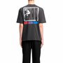 Camiseta de Manga Corta Hombre Reebok Gs Hs Shaq Silo Logo Negro