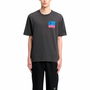 Camiseta de Manga Corta Hombre Reebok Gs Hs Shaq Silo Logo Negro