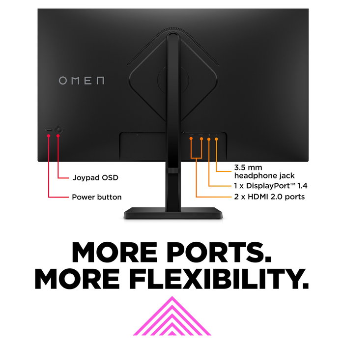 HP OMEN 32q Monitor Gaming QHD 31.5 Pulgadas IPS 165 Hz Negro HP OMEN 32q Monitor Gaming QHD 31.5 Pulgadas IPS 165 Hz Negro