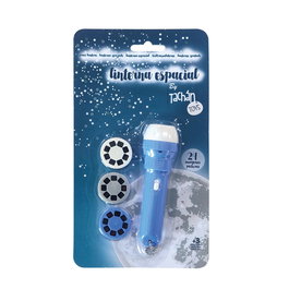 Tachan Proyector Portátil Espacio, Proyector y Linterna para Niños, Imágenes del Cosmos, Ideal para Fiestas y Dormir, +3 Años