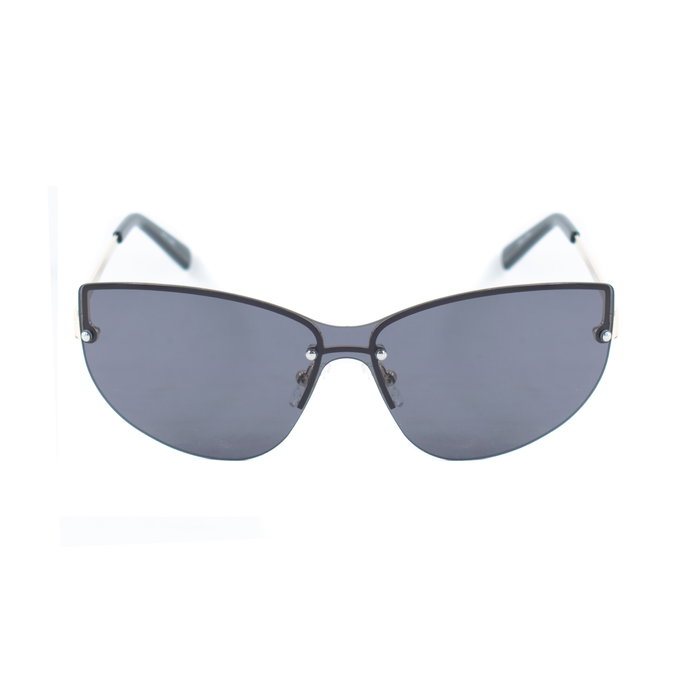 Guess GO00007-0032A Gafas de Sol para Mujer con Montura Dorada y Cristal Gris