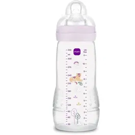 Mam Biberón Easy Active +6 meses 330 ml Tetina X flow Lila MAM9001616857966