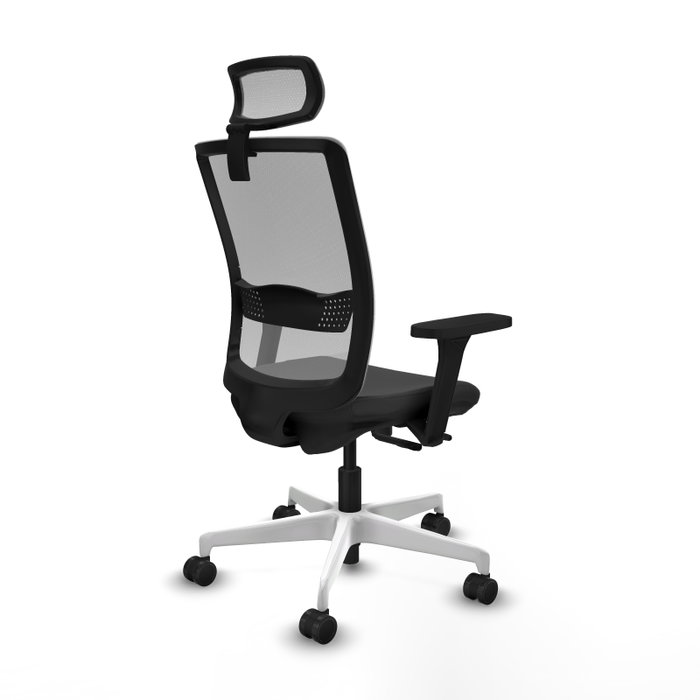 PIQUERAS Y CRESPO Silla de oficina Haches Gris con mecanismo Sincro/Traslack