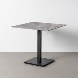 Mesa Gris Piedra Sinterizada Contract 80 X 80 X 75 cm (Set de 2)