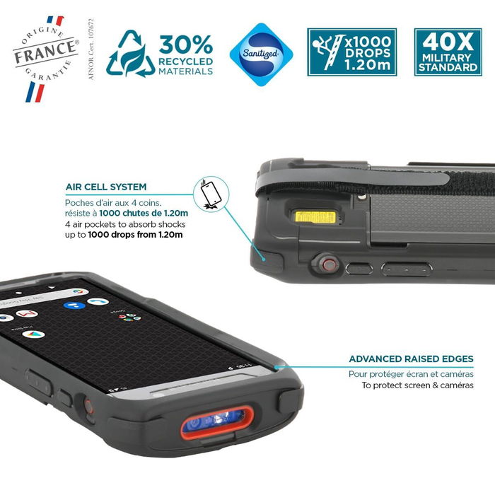 Funda para Móvil Mobilis PROTECH Negro