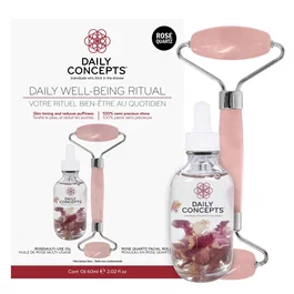 Daily Concepts Set Daily Concepts: Iris Jade Multi-Effect Oil 60 ml + Face Massage Roller