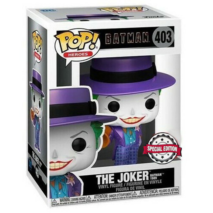 Funko Batman The Joker POP & Tee Set Figura y Camiseta Talla S