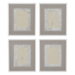Cuadro Pintura Abstracto 4/M 50 X 60 cm (Set de 4)