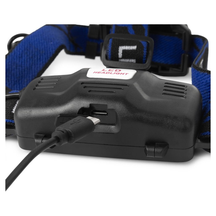 ENTAC Linterna con cinta para cabeza Zoom 5W Alu Negro ENTAC Linterna con cinta para cabeza Zoom 5W Alu Negro