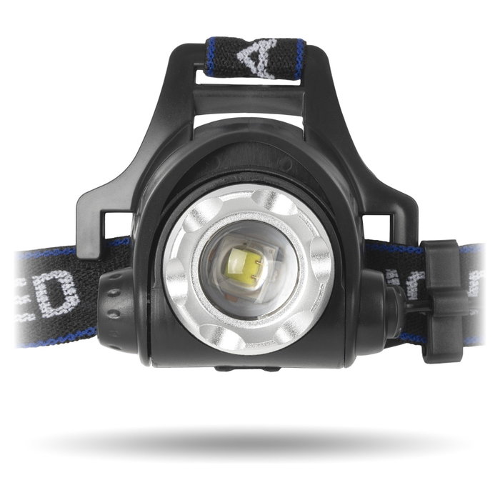 ENTAC Linterna con cinta para cabeza Zoom 5W Alu Negro ENTAC Linterna con cinta para cabeza Zoom 5W Alu Negro