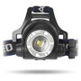 ENTAC Linterna con cinta para cabeza Zoom 5W Alu Negro