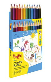 Jovi Lápices de Colores Jumbo Triangulares de 12 Colores Surtidos