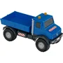 KLEIN 3802 Camión volquete todoterreno Mercedes Unimog con ruedas blandas y caja basculante, escala 1:24, para mayores de 3 años