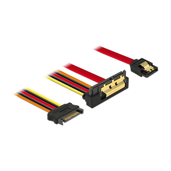 DeLOCK 85229 Cable SATA III 6 Gb/s de 30 cm con conectores de 7 y 22 pines DeLOCK 85229 Cable SATA III 6 Gb/s de 30 cm con conectores de 7 y 22 pines