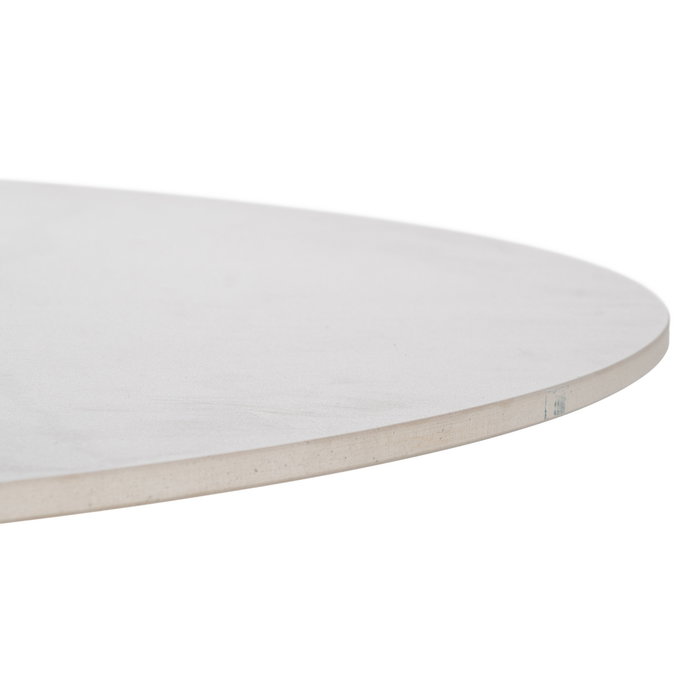 Mesa Comedor Blanco-Natural 120 X 120 X 75 cm