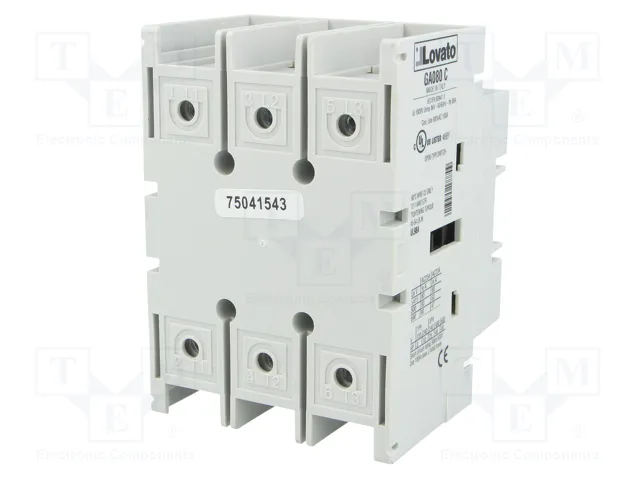 LOVATO ELECTRIC Interruptor de aislamiento GA 80A 3 polos LOVATO ELECTRIC Interruptor de aislamiento GA 80A 3 polos