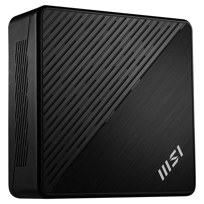 MSI Cubi 5 12M-283BAT Barebone Mini PC con Intel Core i5-1235U, Intel UHD Graphics, 64 GB DDR4, M.2 y 2.5", Wi-Fi 6E, Bluetooth 5.3, Thunderbolt 4, Negro