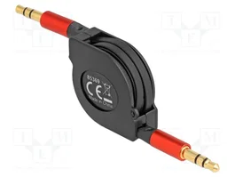 DeLOCK Cable de audio retráctil 3,5 mm macho a macho 90 cm