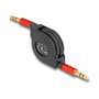 DeLOCK Cable de audio retráctil 3,5 mm macho a macho 90 cm