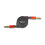 DeLOCK Cable de audio retráctil 3,5 mm macho a macho 90 cm