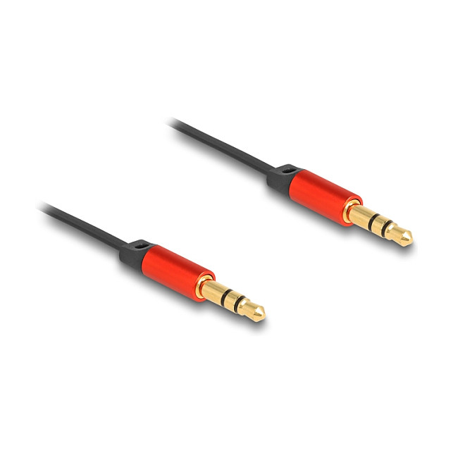 DeLOCK Cable de audio retráctil 3,5 mm macho a macho 90 cm