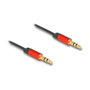 DeLOCK Cable de audio retráctil 3,5 mm macho a macho 90 cm