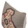 DKD Home Decor Cojín Lana Yute 40x60 Kilim