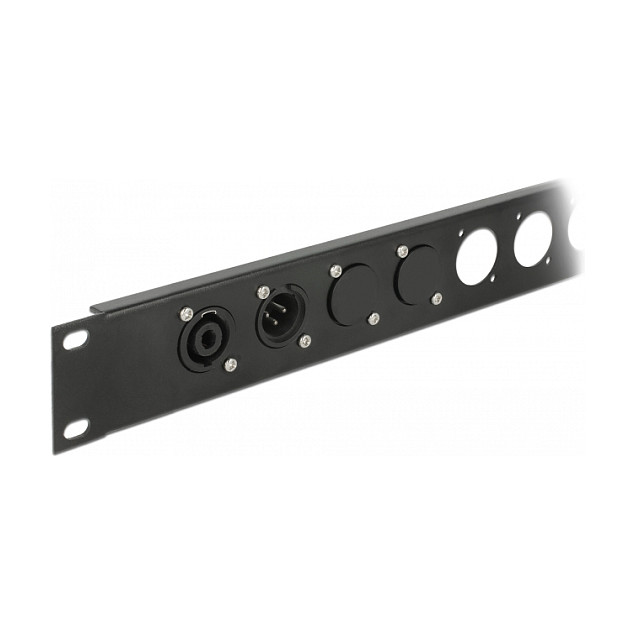 DeLOCK Soporte Keystone 1 Puerto Tipo D Metal Negro