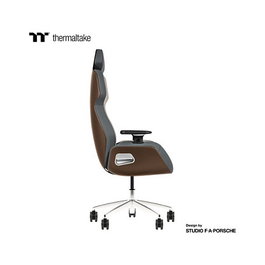Thermaltake ARGENT E700 Silla Gaming de Cuero Mocha Mousse y Slate Gray Crayon