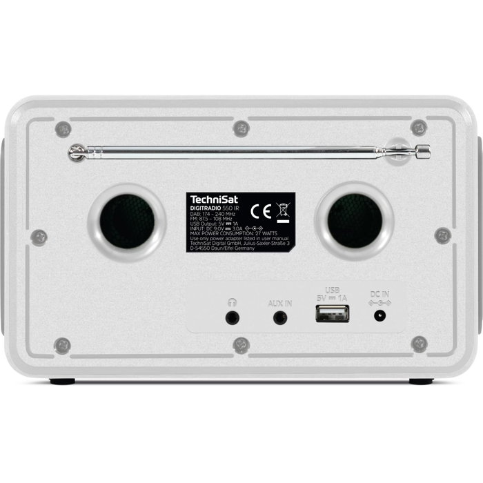 Technisat DiditRadio 550 IR Blanco