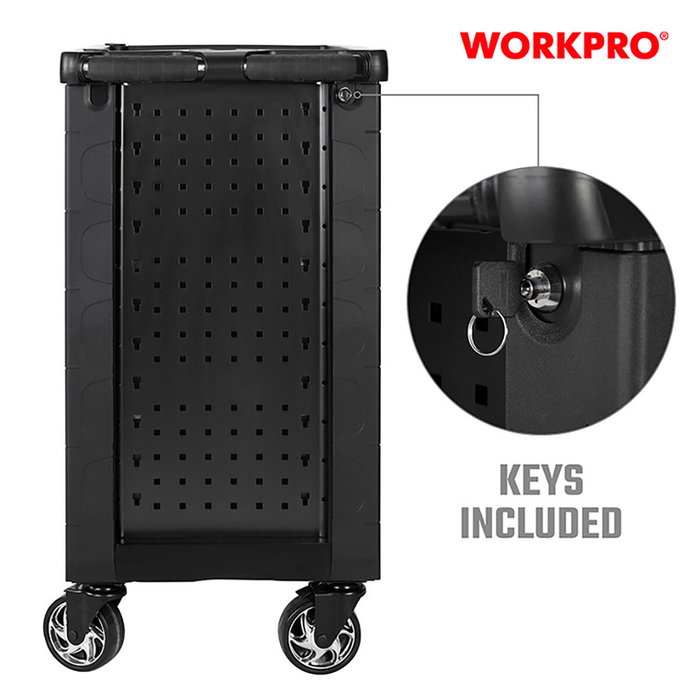 Workpro Carro de herramientas con 7 cajones Workpro Carro de herramientas con 7 cajones