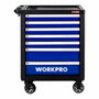 Workpro Carro de herramientas con 7 cajones