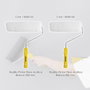 WOLFPACK LINEA PROFESIONAL Rodillo de Fibra Acrílica Blanca Ø 62x 250 mm