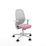 PIQUERAS Y CRESPO Silla de oficina Cilanco Rosa y Blanco