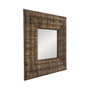 Espejo Madera de Mango Decoración 122 X 8 X 122 cm