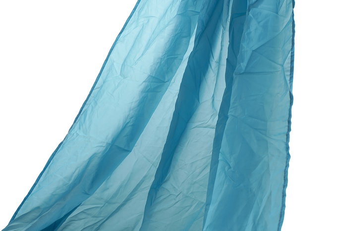 DKD Home Decor Hamaca Terraza Y Jardin Azul 140 x 370 cm Poliester