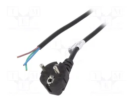 AKYGA Cable de Alimentación H03VV-F 3x0,75mm2 1,5m