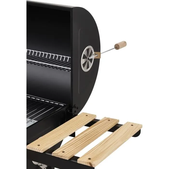 Cookingbox Barbacoa de carbón Mike Evolution 142 x 57 x 112 cm Negro - 9765081