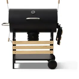 Cookingbox Barbacoa de carbón Mike Evolution 142 x 57 x 112 cm Negro - 9765081