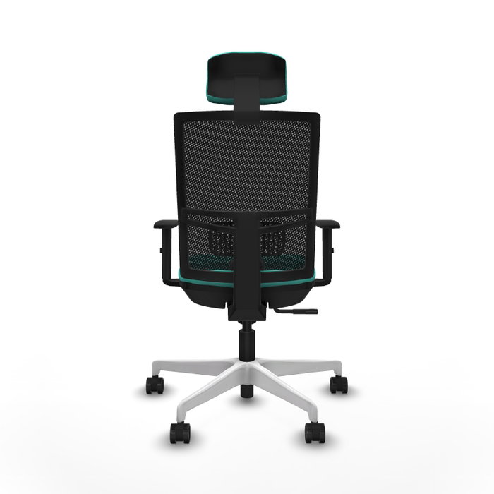 PIQUERAS Y CRESPO Silla de oficina Yunquera con mecanismo Sincro, Turquesa y Negro PIQUERAS Y CRESPO Silla de oficina Yunquera con mecanismo Sincro, Turquesa y Negro