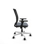 PIQUERAS Y CRESPO Silla de oficina Haches Gris con mecanismo Sincro/Traslack