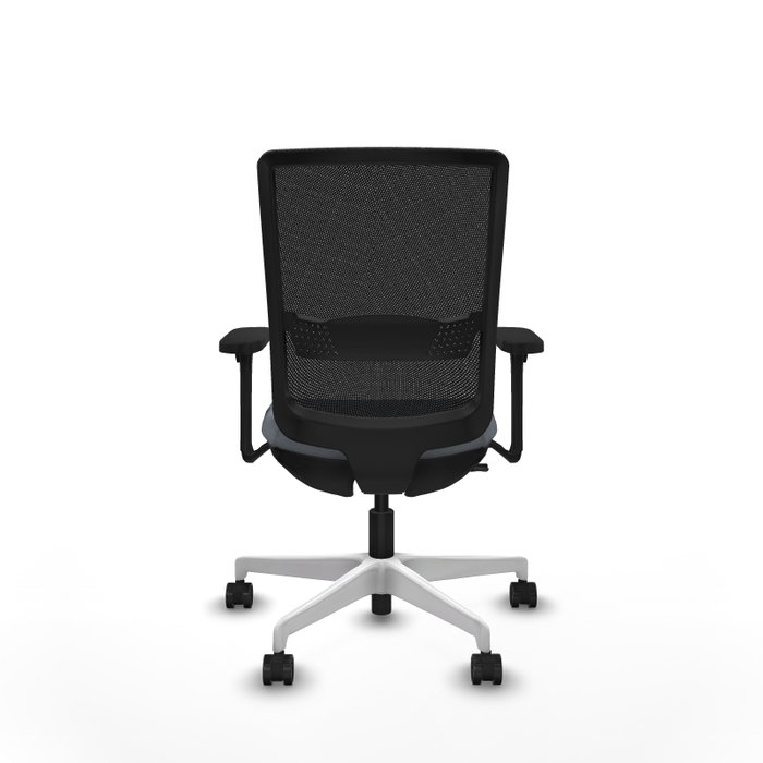 PIQUERAS Y CRESPO Silla de oficina Haches Gris con mecanismo Sincro/Traslack