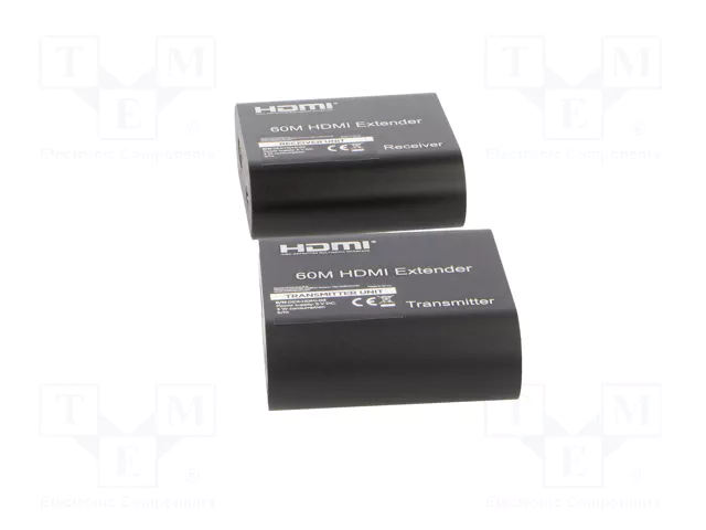 Gembird DEX-HDMI-03 Extensor HDMI 60m Negro