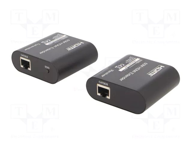 Gembird DEX-HDMI-03 Extensor HDMI 60m Negro