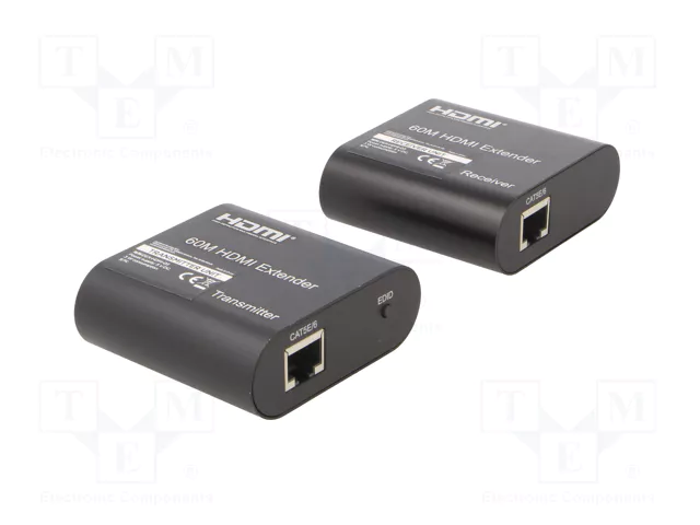 Gembird DEX-HDMI-03 Extensor HDMI 60m Negro