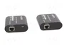 Gembird DEX-HDMI-03 Extensor HDMI 60m Negro